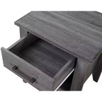 Passion Furniture Lennox table de chevet 1 tiroir (61 cm H x 53 cm L x 46 cm P)