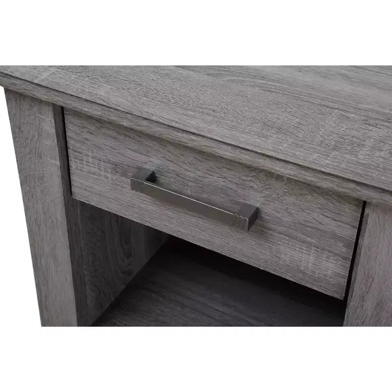 Passion Furniture Lennox table de chevet 1 tiroir (61 cm H x 53 cm L x 46 cm P)