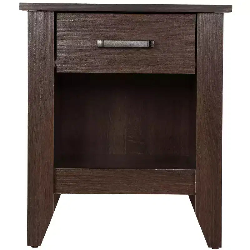 Passion Furniture Lennox table de chevet 1 tiroir (61 cm H x 53 cm L x 46 cm P)