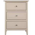 Passion Furniture Daniel 3-Drawer Nightstand (25 in. H x 19 in. W x 15 in. D)