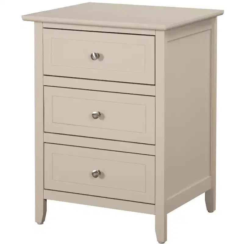 Table de chevet à 3 tiroirs Daniel Passion Furniture (63,5 cm H x 48,26 cm L x 38,1 cm P)