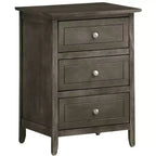 Table de chevet à 3 tiroirs Daniel Passion Furniture (63,5 cm H x 48,26 cm L x 38,1 cm P)