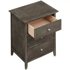 Table de chevet à 3 tiroirs Daniel Passion Furniture (63,5 cm H x 48,26 cm L x 38,1 cm P)
