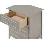 Table de chevet à 3 tiroirs Daniel Passion Furniture (63,5 cm H x 48,26 cm L x 38,1 cm P)