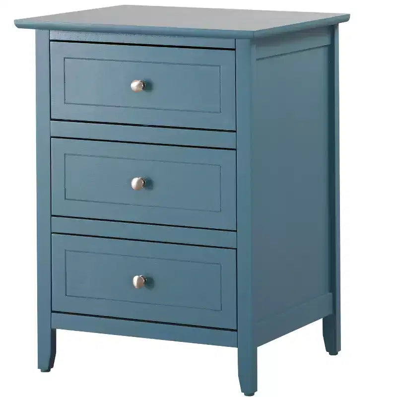 Table de chevet à 3 tiroirs Daniel Passion Furniture (63,5 cm H x 48,26 cm L x 38,1 cm P)