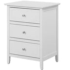 Table de chevet à 3 tiroirs Daniel Passion Furniture (63,5 cm H x 48,26 cm L x 38,1 cm P)