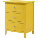 Table de chevet à 3 tiroirs Daniel Passion Furniture (63,5 cm H x 48,26 cm L x 38,1 cm P)