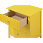 Table de chevet à 3 tiroirs Daniel Passion Furniture (63,5 cm H x 48,26 cm L x 38,1 cm P)