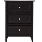 Table de chevet à 3 tiroirs Daniel Passion Furniture (63,5 cm H x 48,26 cm L x 38,1 cm P)