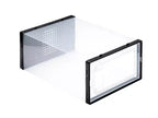 Boîte à chaussures MPM 12 pièces, organisateur de chaussures empilable en plastique transparent, étagère à chaussures, boîte de rangement pour baskets avec couvercle, pour hommes et femmes S