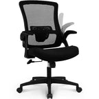 Chaise de bureau ergonomique pivotante NEO avec appui-tête, support lombaire et hauteur réglable