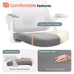 Chaise de bureau ergonomique pivotante NEO avec appui-tête, support lombaire et hauteur réglable