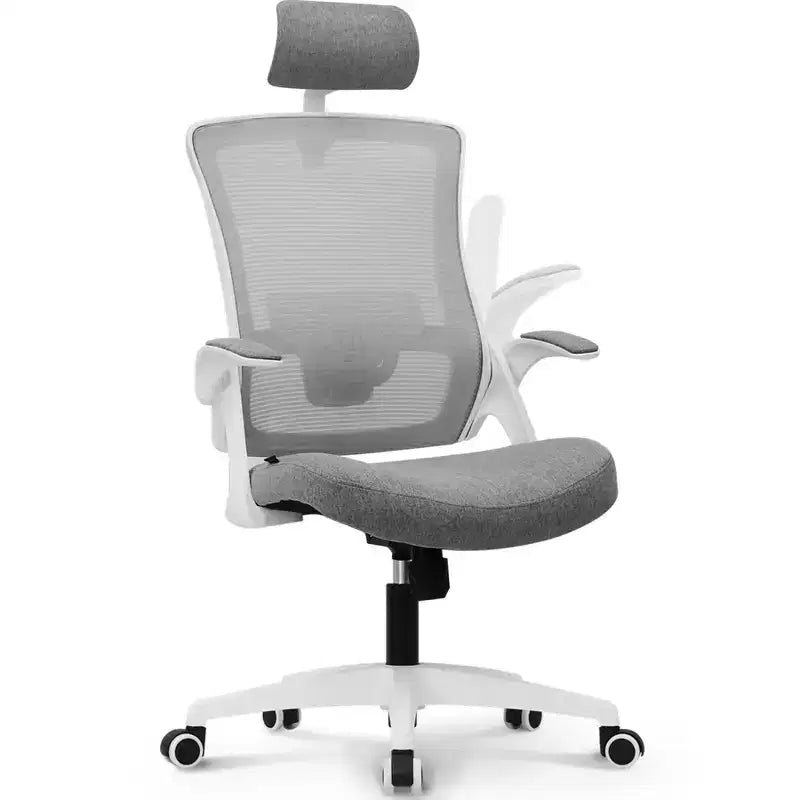 Chaise de bureau ergonomique pivotante NEO avec appui-tête, support lombaire et hauteur réglable