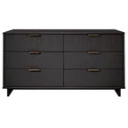 Commode double large à 6 tiroirs Granville Modern - Manhattan Comfort