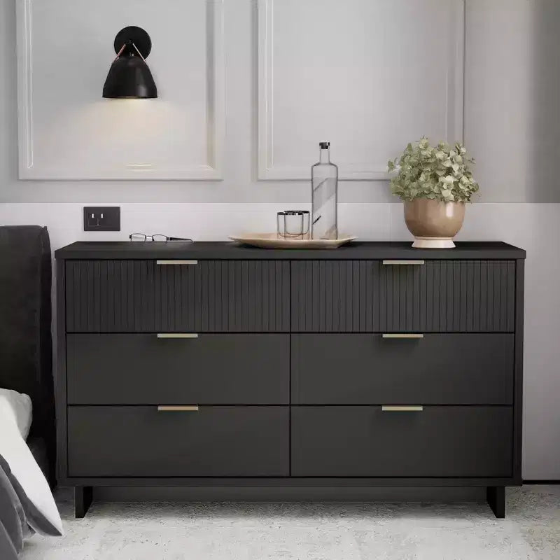 Commode double large à 6 tiroirs Granville Modern - Manhattan Comfort