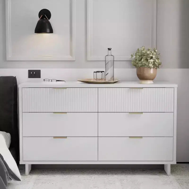 Commode double large à 6 tiroirs Granville Modern - Manhattan Comfort