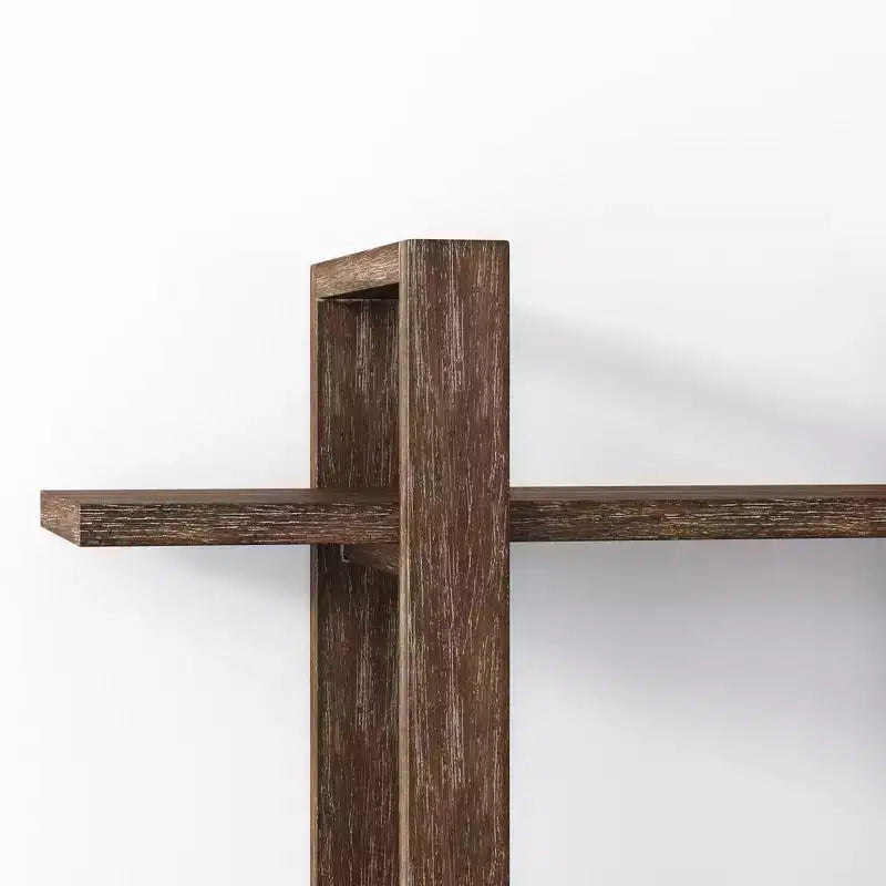 Étagère murale flottante réglable en bois massif 32 - Nathan James