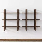 Étagère murale flottante réglable en bois massif 32 - Nathan James