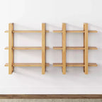 Étagère murale flottante réglable en bois massif 32 - Nathan James