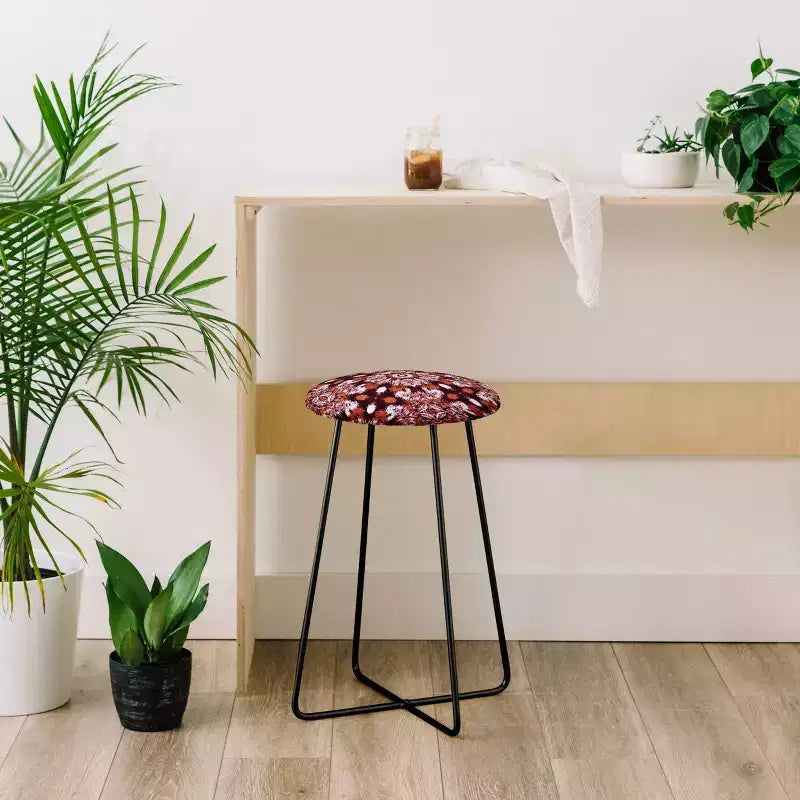 Tabouret de comptoir en mosaïque de style bohème Marta Barragan Camarasa - Deny Designs
