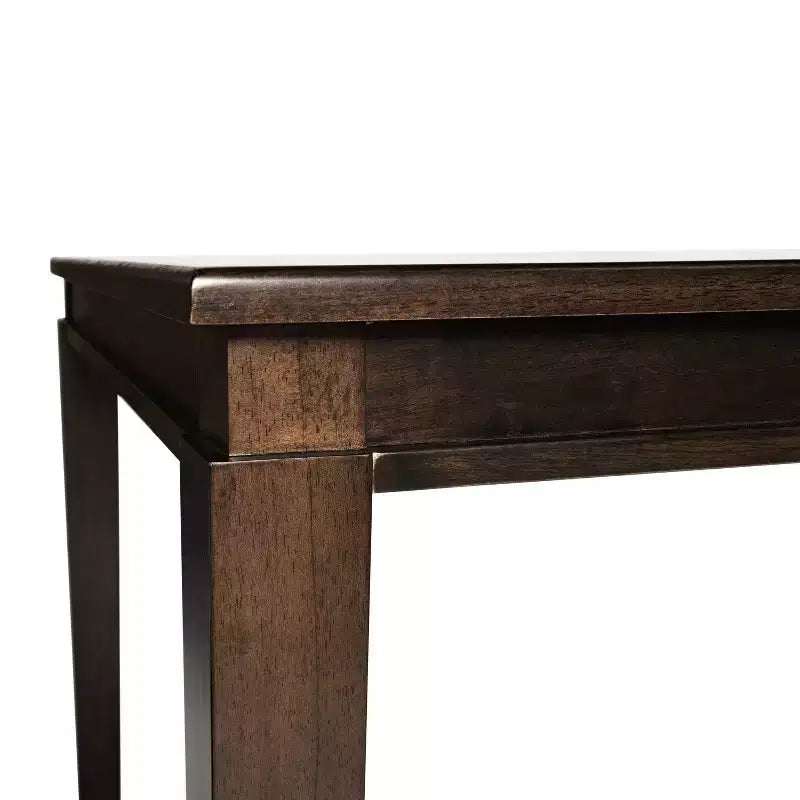 Table à manger en bois Merrick Lane avec pieds fuselés