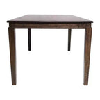 Table à manger en bois Merrick Lane avec pieds fuselés