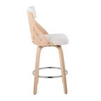Tabouret de bar rembourré York de hauteur comptoir - LumiSource