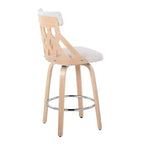 Tabouret de bar rembourré York de hauteur comptoir - LumiSource