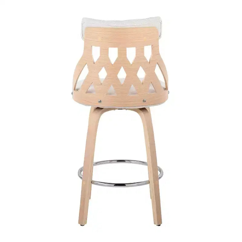 Tabouret de bar rembourré York de hauteur comptoir - LumiSource