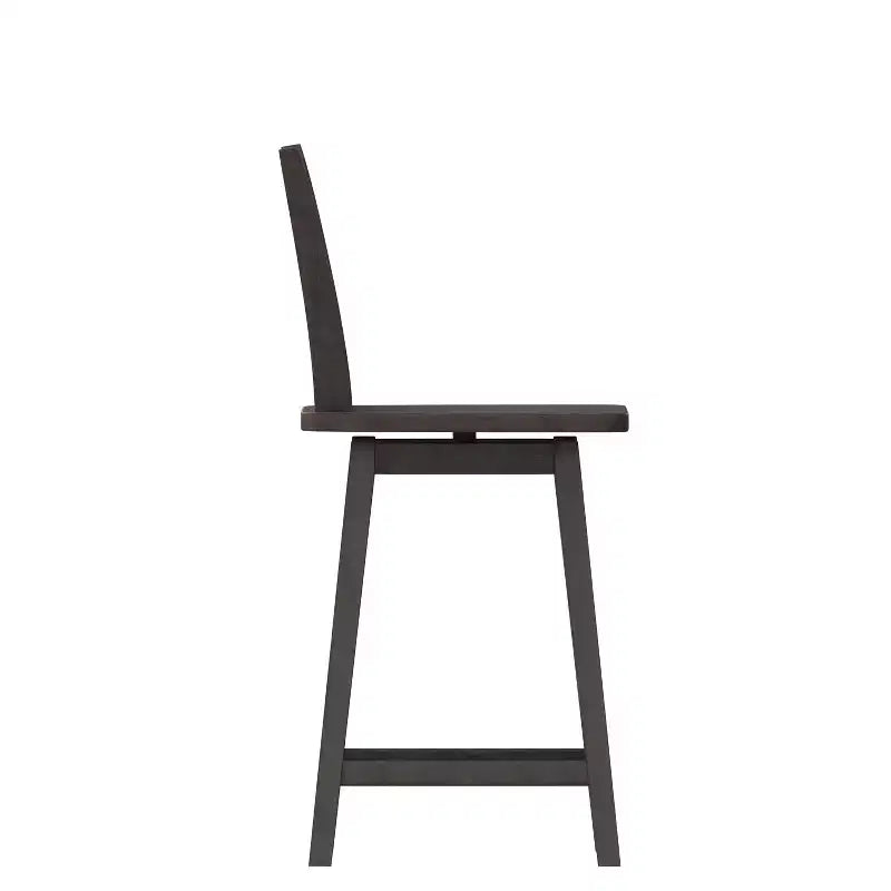 Tabouret de bar pivotant Flash Furniture Gwendolyn, hauteur comptoir, en bois massif, de style ferme moderne, de qualité commerciale