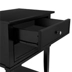 Table de chevet Franklin Ameriwood Home avec 2 tiroirs et une étagère inférieure