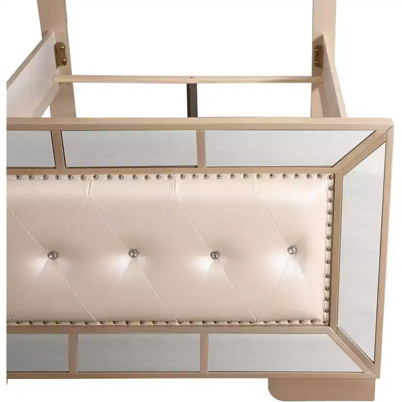 Passion Furniture Lits jumeaux avec panneaux Hollywood Hills