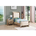 Passion Furniture Lits jumeaux avec panneaux Hollywood Hills