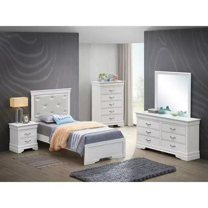 Lits Lorana et Twin Panel de Passion Furniture
