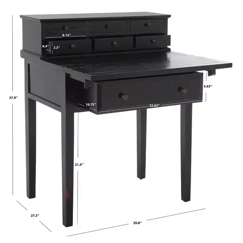 Bureau pliant à 7 tiroirs Abigail - AMH6520 - Safavieh Couture