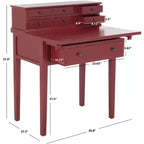 Bureau pliant à 7 tiroirs Abigail - AMH6520 - Safavieh Couture