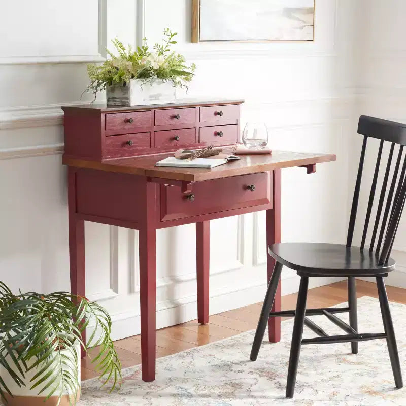 Bureau pliant à 7 tiroirs Abigail - AMH6520 - Safavieh Couture