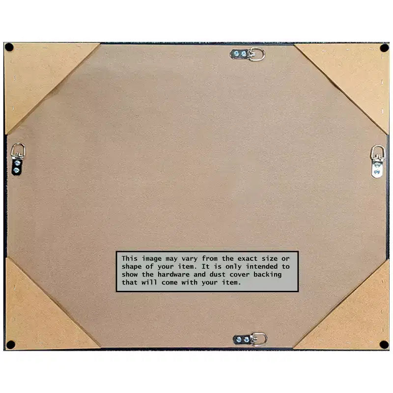 Miroir mural Amanti Art élégant brossé miel sans biseau 28,75 x 40,75 po
