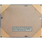 Miroir mural Amanti Art élégant brossé miel sans biseau 28,75 x 40,75 po