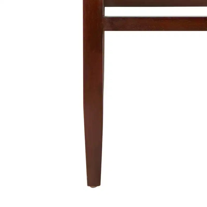 Tabouret de comptoir en cuir tissé Paxton - BST1003 - Fini Cognac/Noyer - Safavieh
