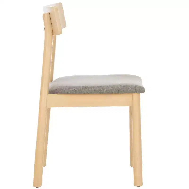 Chaise de salle à manger rétro Lizette (Lot de 2) - DCH1002 - Chêne blanc/Gris - Safavieh