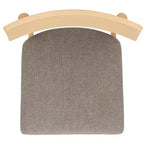 Chaise de salle à manger rétro Lizette (Lot de 2) - DCH1002 - Chêne blanc/Gris - Safavieh