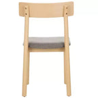 Chaise de salle à manger rétro Lizette (Lot de 2) - DCH1002 - Chêne blanc/Gris - Safavieh
