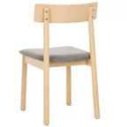 Chaise de salle à manger rétro Lizette (Lot de 2) - DCH1002 - Chêne blanc/Gris - Safavieh
