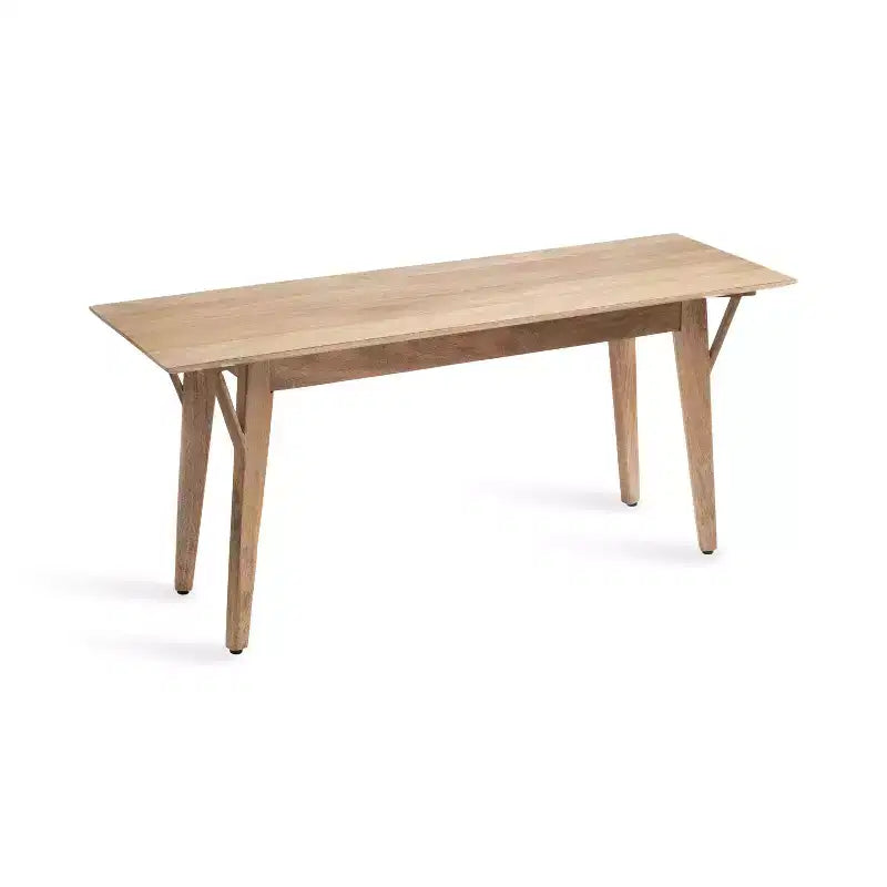 Kate and Laurel McCutcheon Rectangle Wood Bench, 42x14x18, Natural