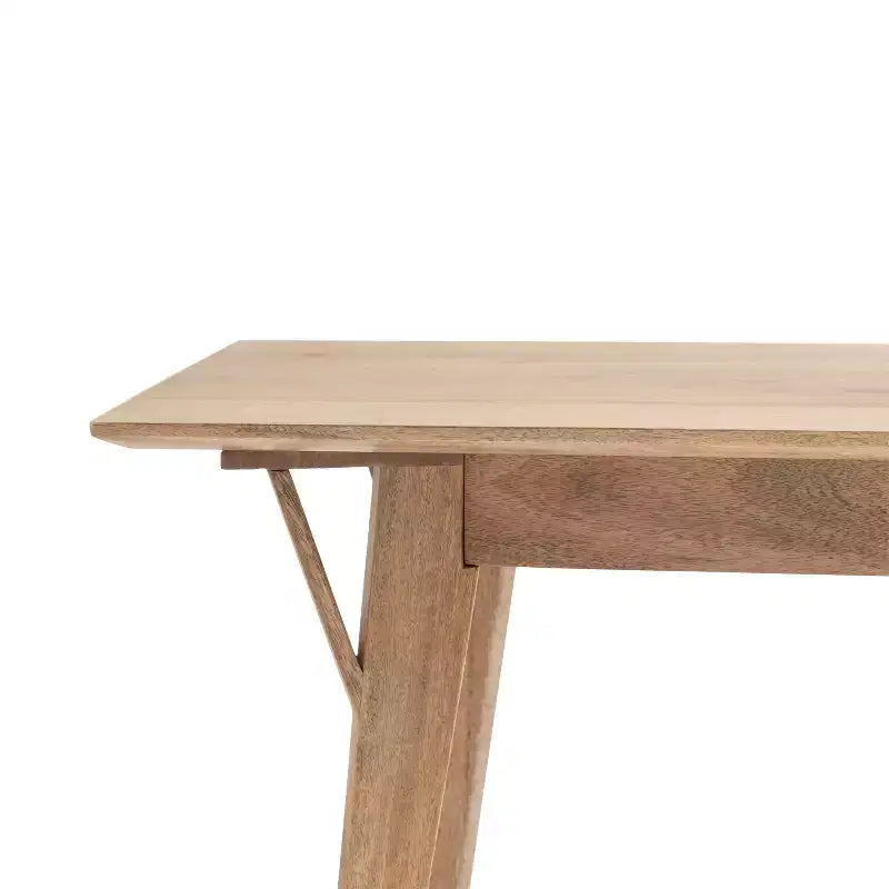 Banc rectangulaire en bois Kate and Laurel McCutcheon, 42x14x18, Naturel