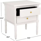 Table de chevet Niah à 2 tiroirs - NST3501 - Safavieh