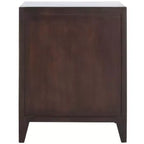 Table de chevet sculptée 1 porte Thea - NST5300 - Safavieh