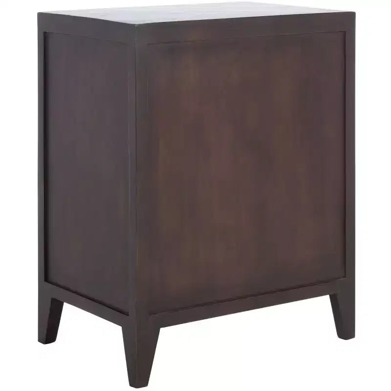 Table de chevet sculptée 1 porte Thea - NST5300 - Safavieh