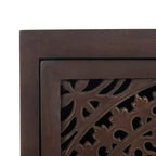 Table de chevet sculptée 1 porte Thea - NST5300 - Safavieh